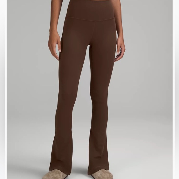 Lululemon influencer Align High-Rise Mini-Flared Pant 32" Java size 12 NWT - Picture 7 of 7